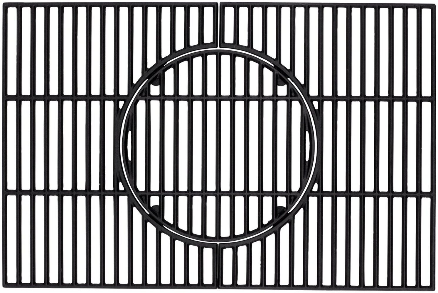 tepro Grillzubehör Universal Guss-Grillrost-Set mit Rost-in-Rost-System, Grillfläche: ca. 71,5x46 cm Bild 1