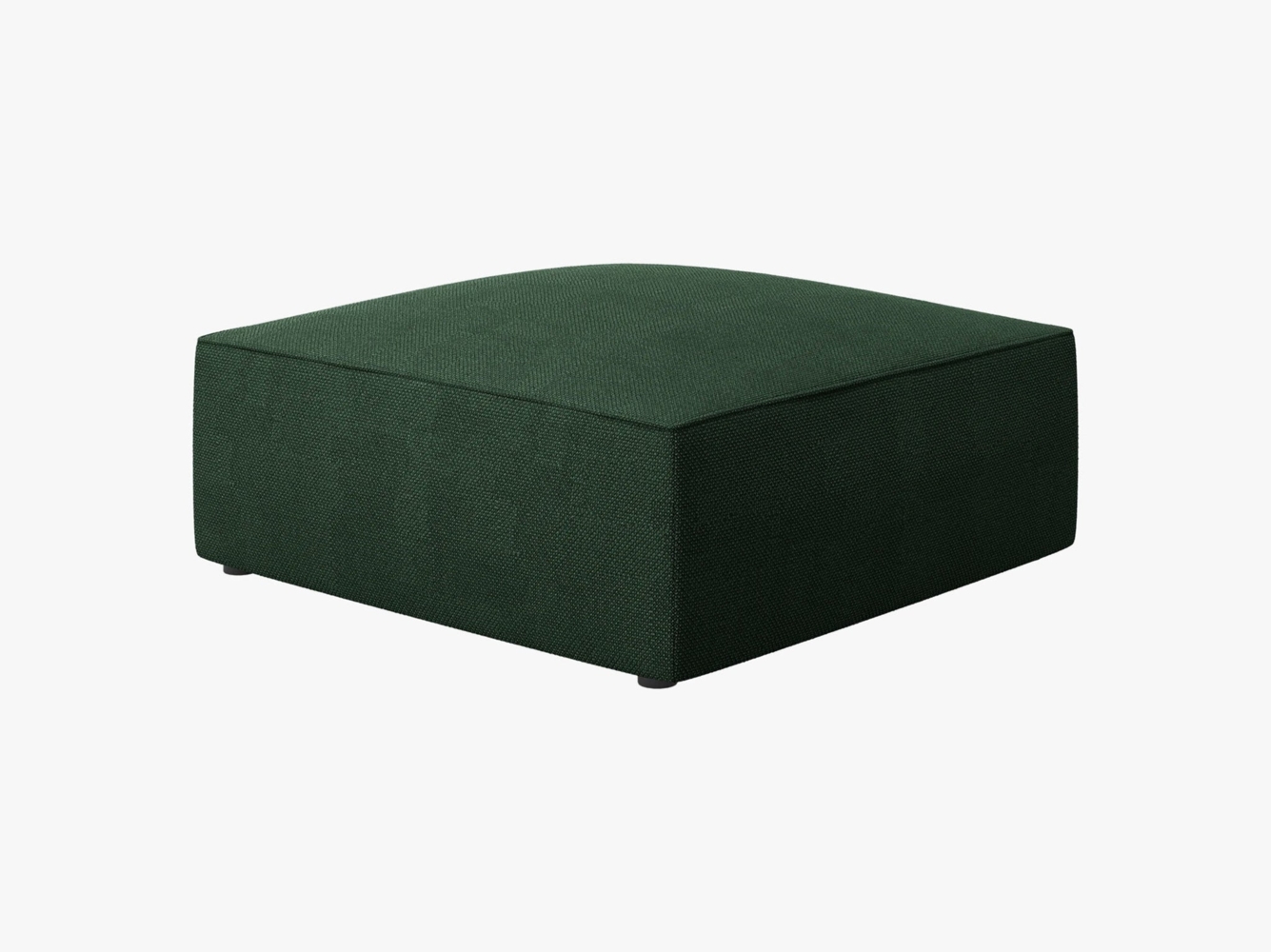 Micadoni Hocker Ruby 1-Sitzer Strukturierter Stoff Ottawa Grün Bild 1