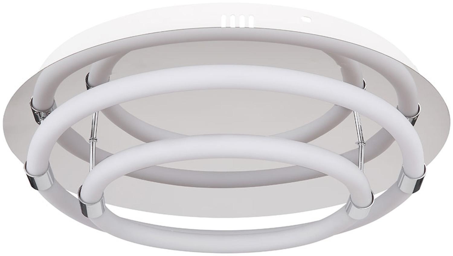 LED Deckenlampe, Ring-Design, weiß, D 45 cm Bild 1