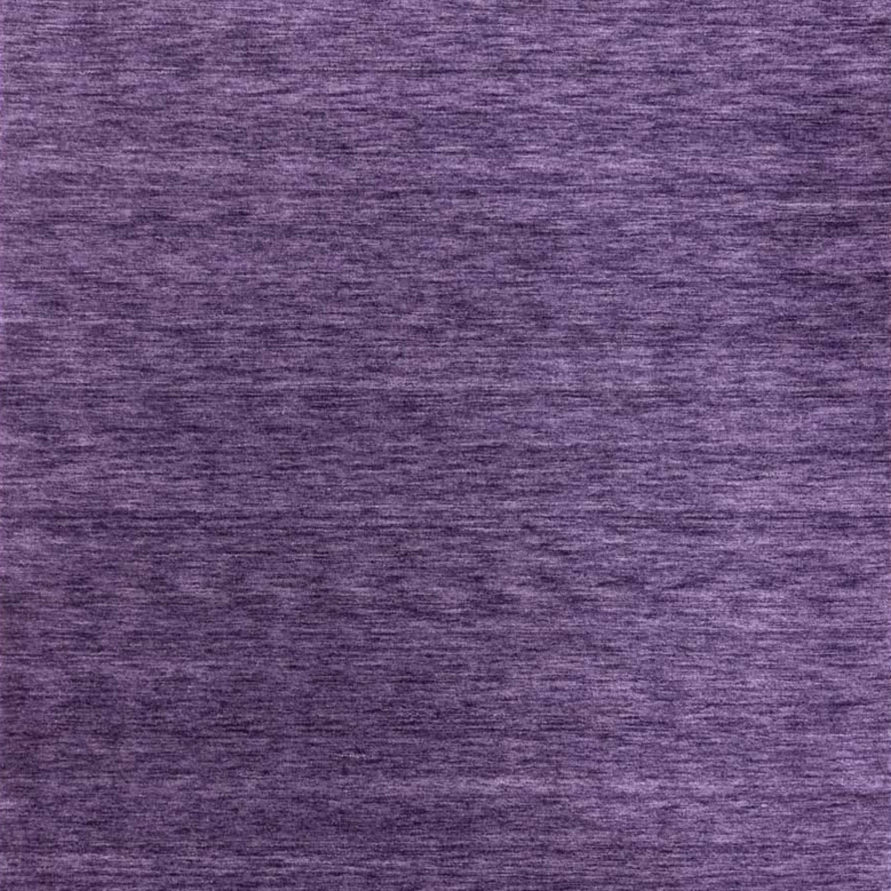 Morgenland Gabbeh Teppich - Softy - Uni - quadratisch - 200 x 200 - Flieder Bild 1