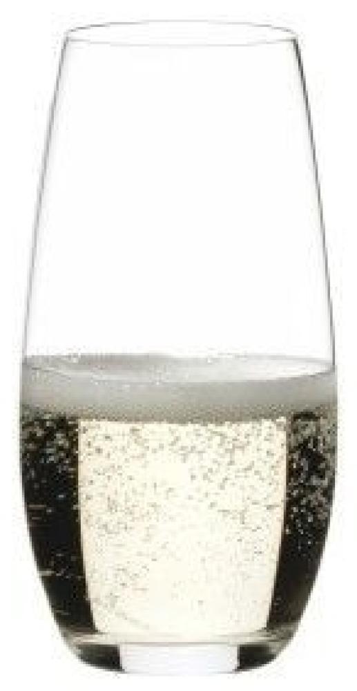 Riedel O Champagner Glas 8er Set 0414/28 x 4 und 4 EKM Living Trinkhalme aus Edelstahl Bild 1