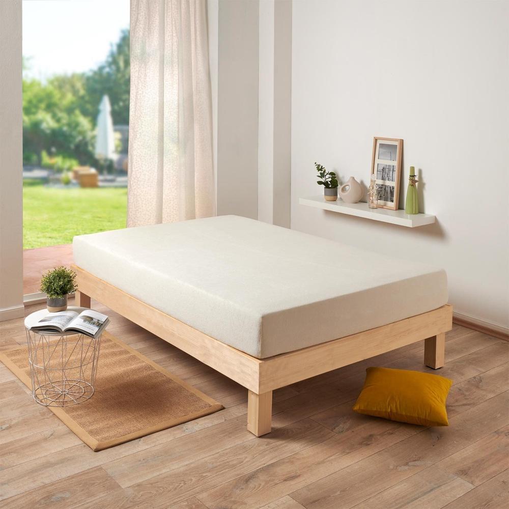 Traumschlaf Frottee Stretch Spannbettlaken|180x200 - 200x200 cm| naturTraumschlaf Frottee Stretch Spannbettlaken Bild 1