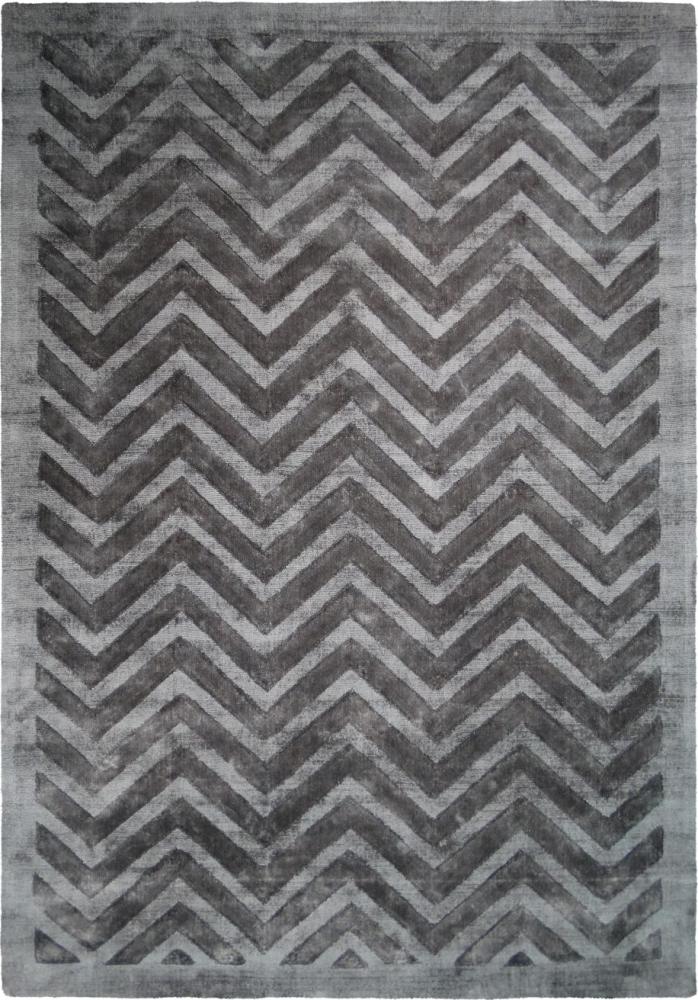 Teppich SchoenesWohnen24 Luxury 410 Grau / Anthrazit 120x170 cm Bild 1