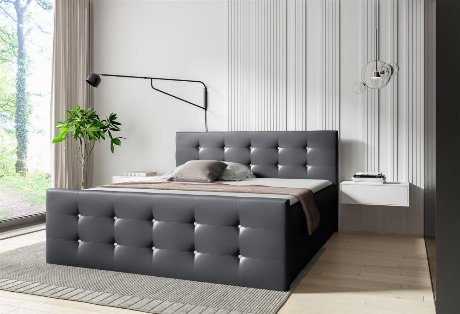 Boxspringbett Schlafzimmerbett LIAMOS 140x200cm Bild 1