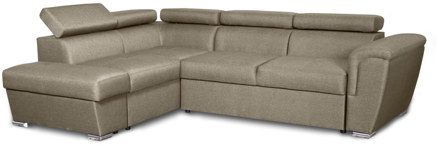 Louis Ecksofa Links, Inari - Hellbraun Bild 1