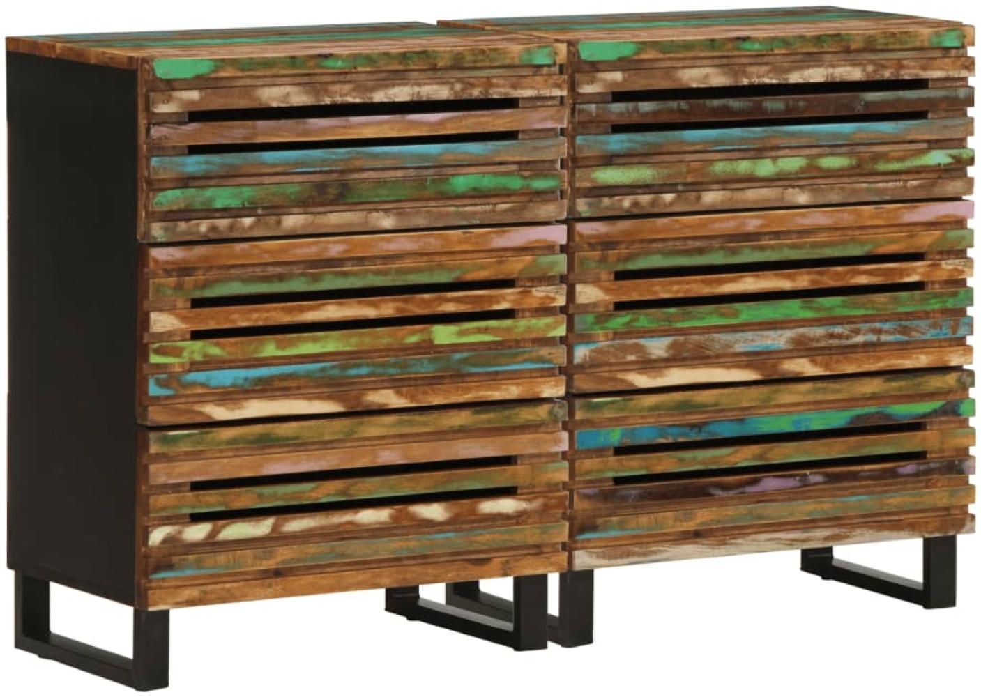 vidaXL Sideboard 2 Stk. 60x34x75 cm Massivholz Akazie 3217086 Bild 1