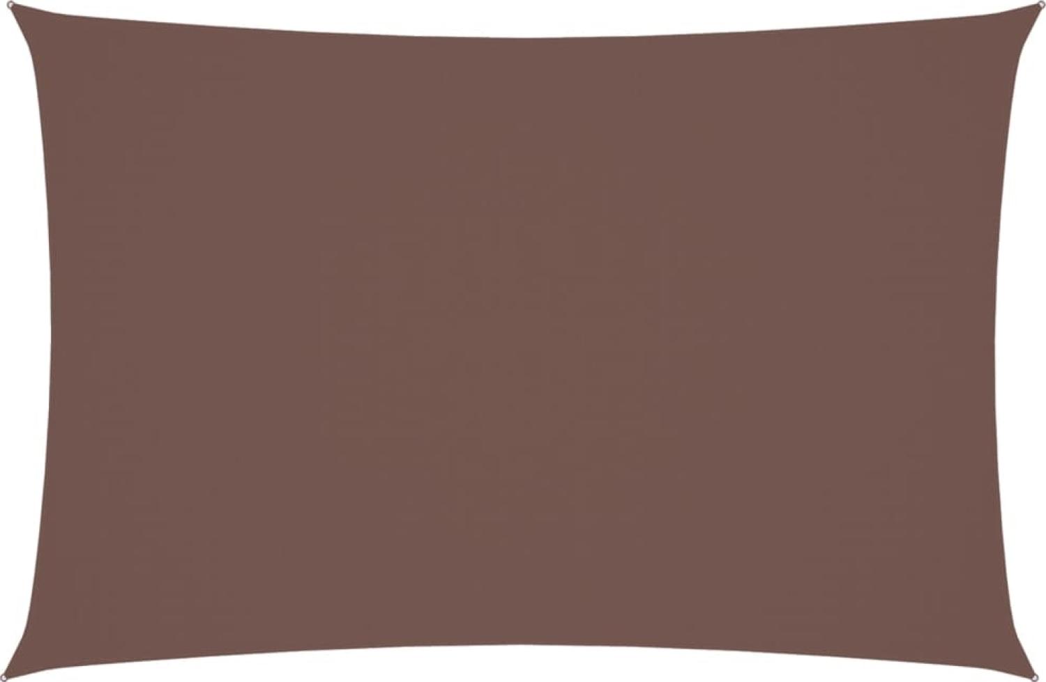 vidaXL Sonnensegel Oxford-Gewebe Rechteckig 2x4 m Braun 135807 Bild 1