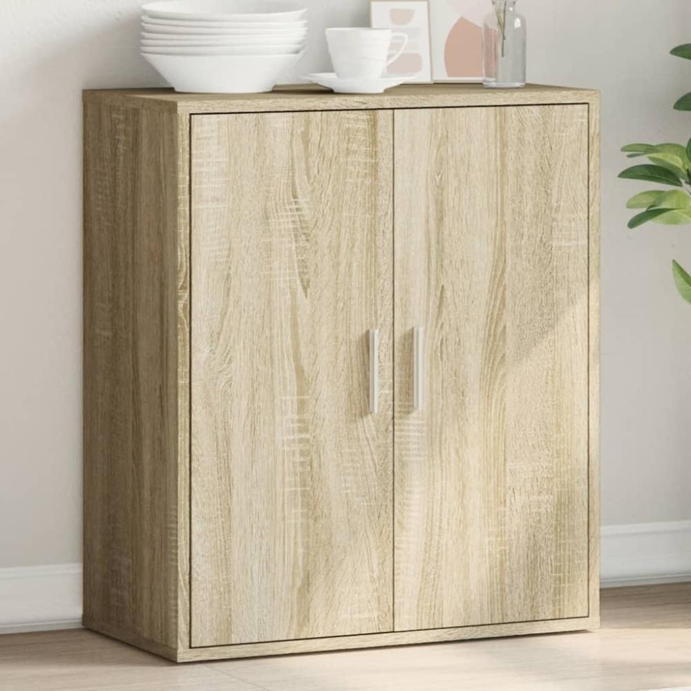 vidaXL Sideboard Sonoma-Eiche 79x38x80 cm Holzwerkstoff 840515 Bild 1