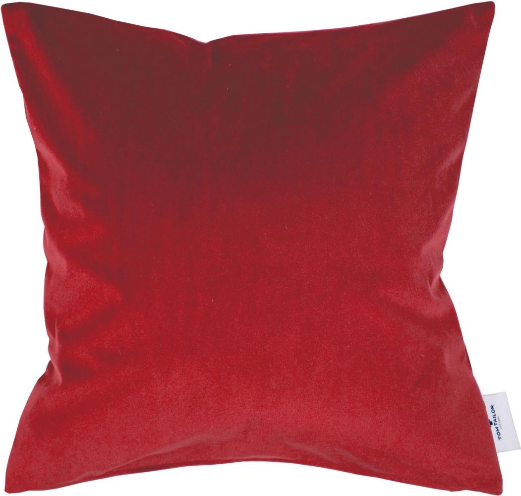 TOM TAILOR HOME Dekokissen French Velvet, aus weichem Micro-Velvet, Kissenhülle ohne Füllung, 1 Stück Bild 1