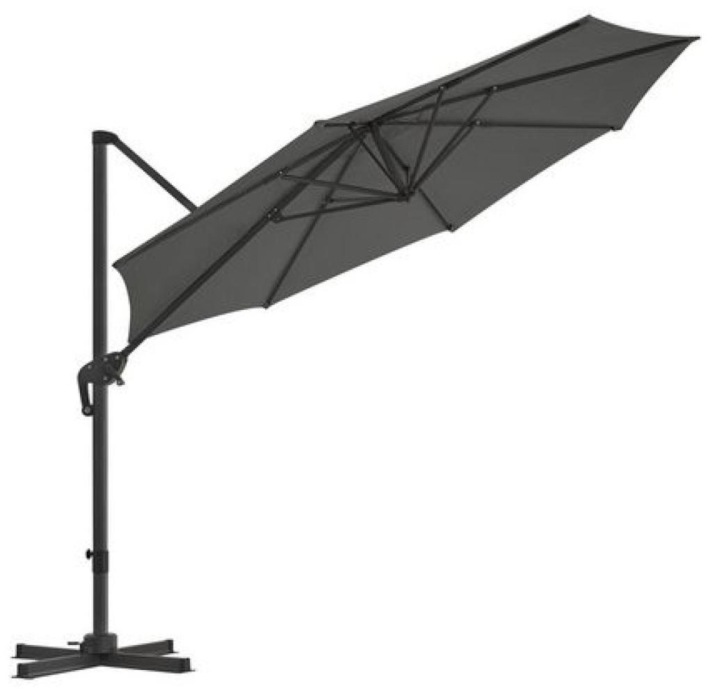 Songmics Sonnenschirm, Ø 300 cm, UPF 50+, 360° drehbar, mit Ständer Bild 1