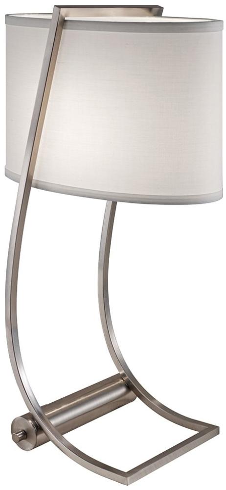 Tischleuchte, Stahl, Edelstahl, USB-Charger, H 62,2 cm Bild 1