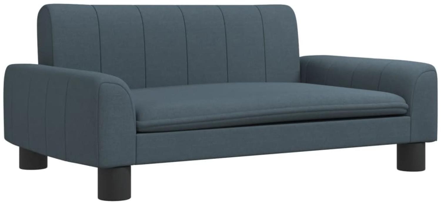 vidaXL Kindersofa Dunkelgrau 70x45x30 cm Stoff 3196270 Bild 1