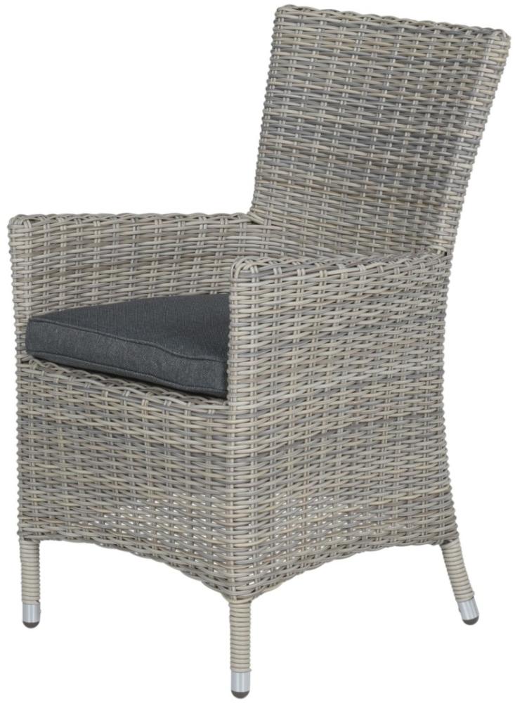 COSTA Polyrattan Diningsessel Gartenstuhl mit Alu-Gestell Bild 1