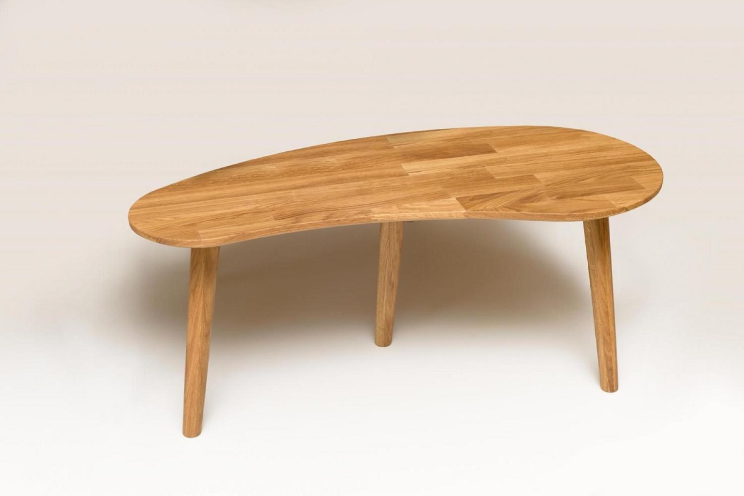 Couchtisch 85x40 cm 'Flori' Wildeiche massiv Bild 1