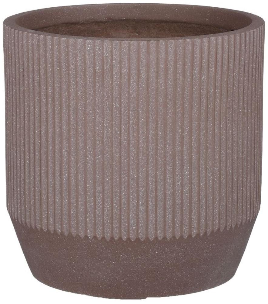 Edelmann Pflanztopf Nuovo Ø 30 x 30 cm taupe Bild 1