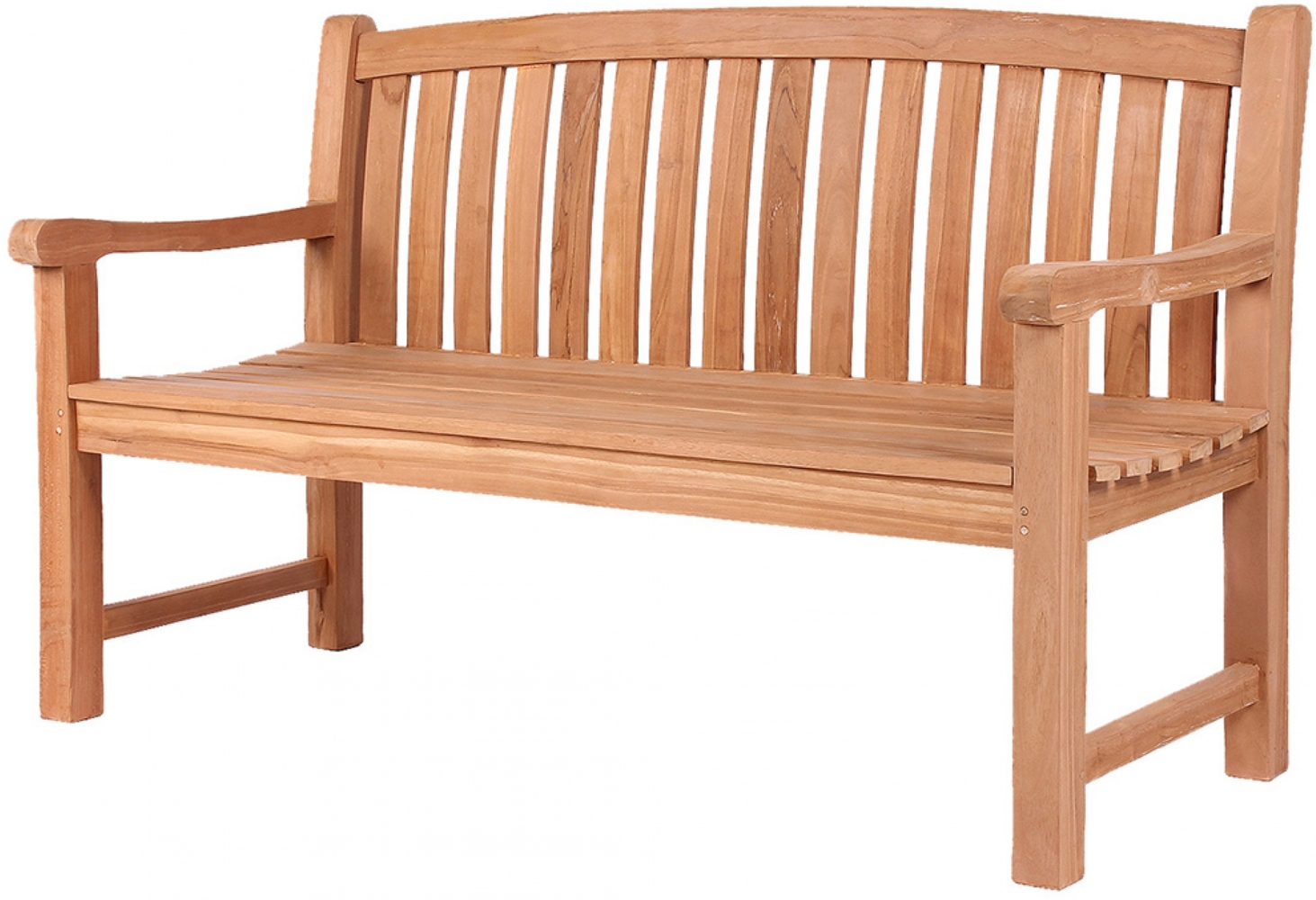 deVries Gartenbank "WOODIE" aus Teakholz ergonomische Sitz- und Rückenfläche, Größe 150 x 57 x 94 cm Bild 1