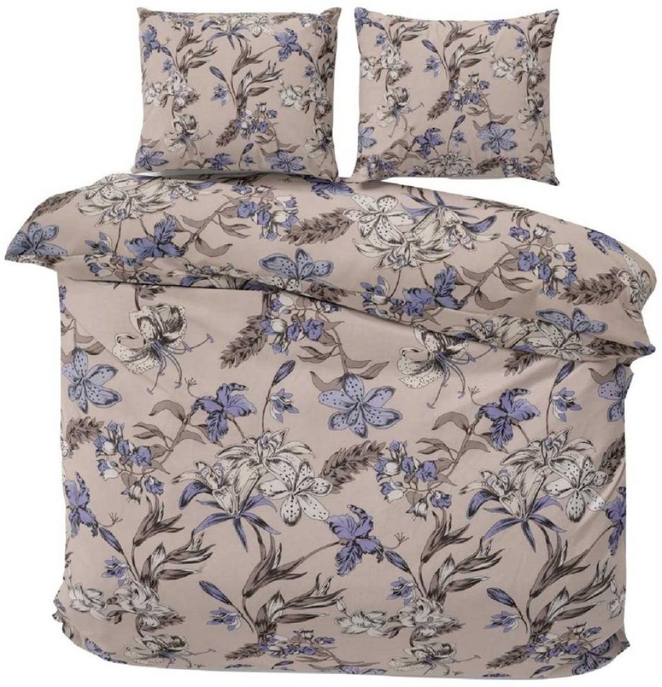 CLASS HOME COLLECTION Bettwäsche Bettwäsche Renforce Fiori, 100% Baumwolle, 3 teilig Bild 1