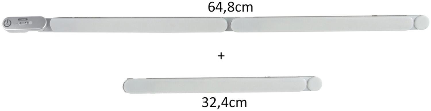 meineWunschleuchte LED Unterbauleuchte, Dimmfunktion, LED fest integriert, Tageslichtweiß, Warmweiß, Unterbau-Leisten Küchenbeleuchtung Tageslicht, Unterbaulichter 90cm Bild 1