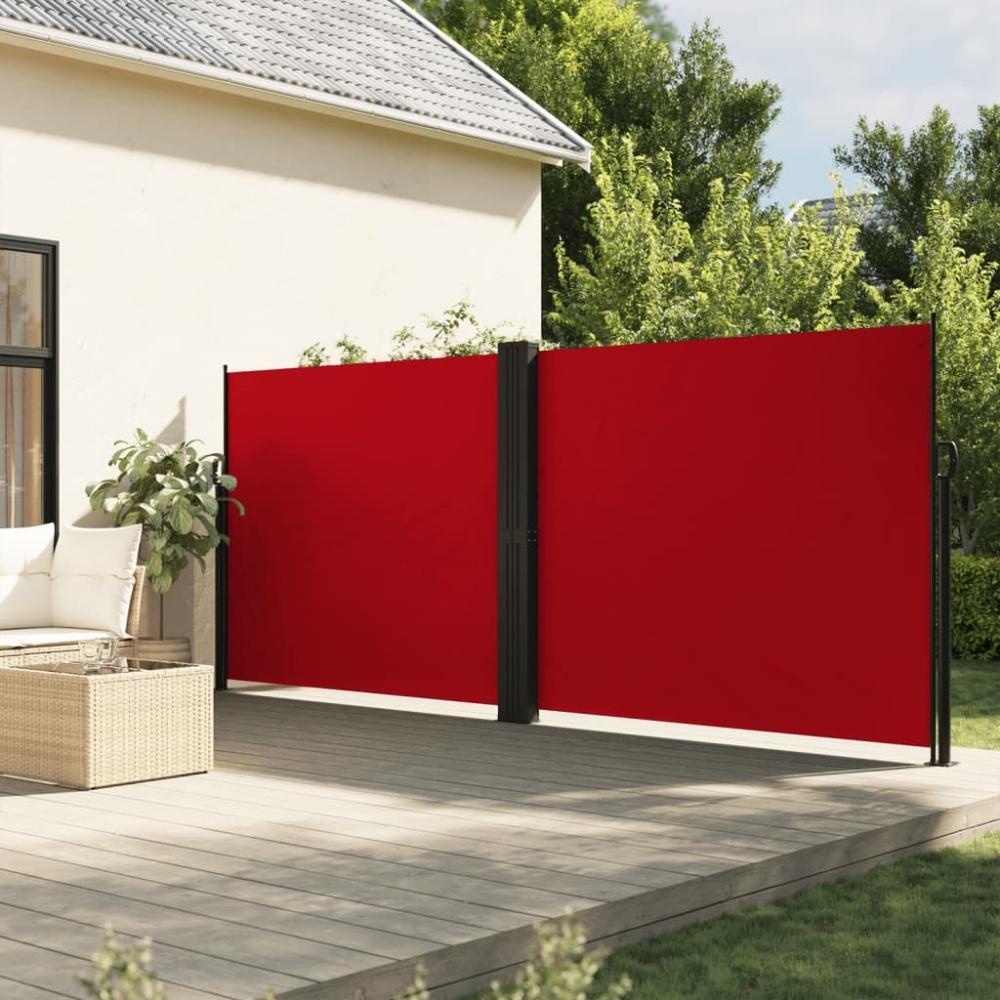 vidaXL Seitenmarkise Ausziehbar Rot 160x600 cm 4004627 Bild 1