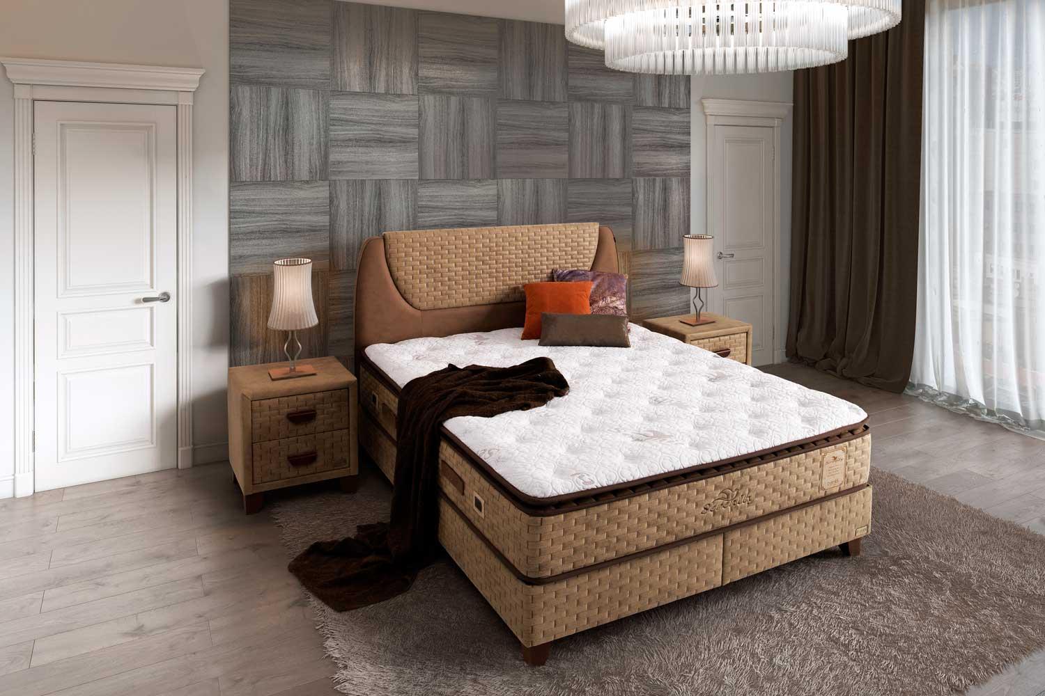 Bambi Yatak Bambi Serenity Boxspring 120x200 cm Ohne Nachtkommode Bild 1