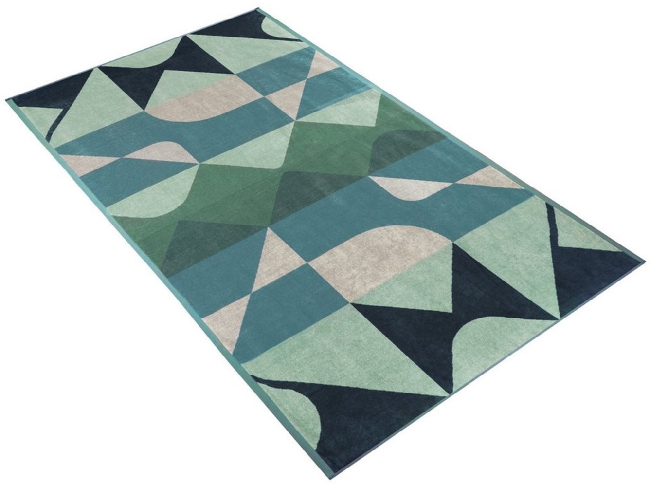 Vossen Strandtücher Geometric Glow, 100% Baumwolle (1-St) Bild 1