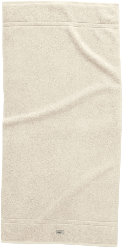 GANT Duschtuch - Premium Towel, Frottee, Bio-Baumwolle, Logo, uni Weiß 70x150cm Bild 1