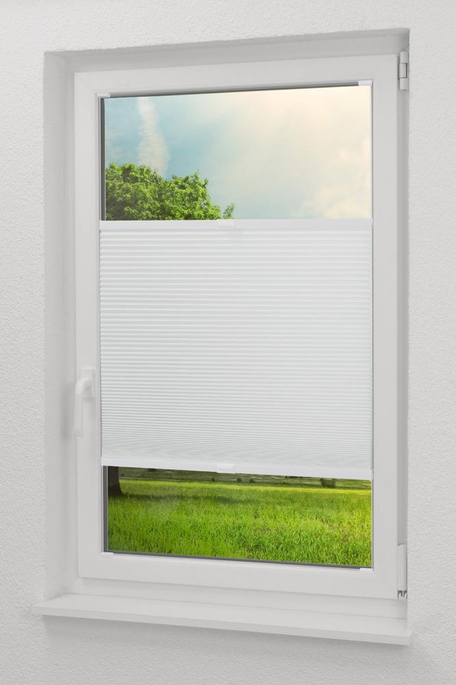 LYSEL® Plissee waben Tageslicht, blickdicht, HxB 130x40cm Bild 1