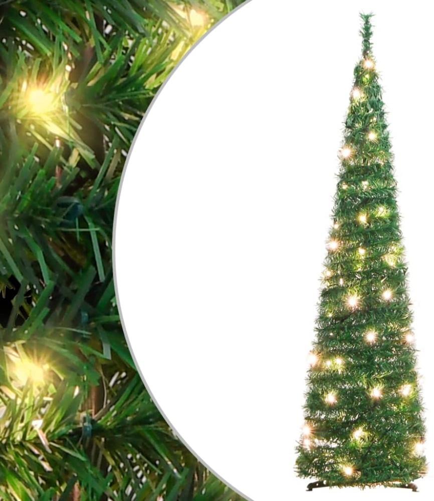 vidaXL Pop-Up-Weihnachtsbaum Künstlich 50 LEDs Grün 120 cm 357751 Bild 1