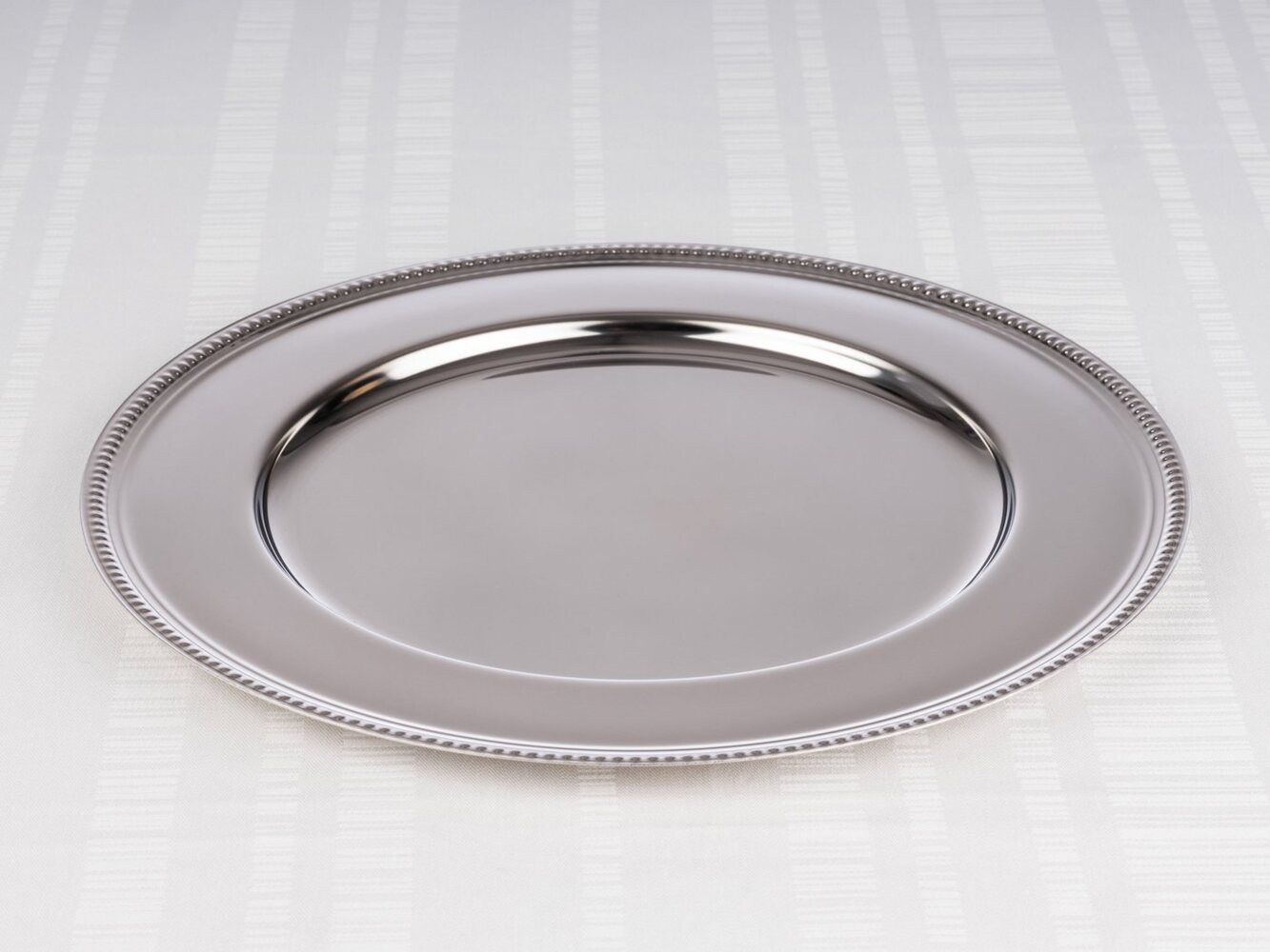 APS Platzteller, 1-tlg, hochglanzpoliert, Perlrand, Ø 30,5 cm Bild 1