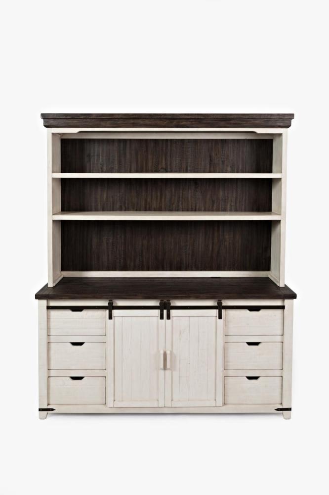 Livin Hill Buffetschrank Avola Antikes Weiß, braune Platte AV1706 Bild 1