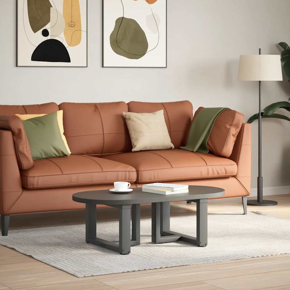 vidaXL Couchtischbeine T-Form 2 Stk. Anthrazit 40x25x(30-31) cm Stahl 4013006 Bild 1