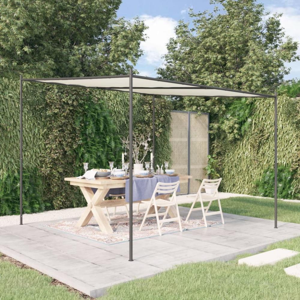 vidaXL Pavillon Weiß 3x3 m 180 g/m² Stoff und Stahl 362461 Bild 1