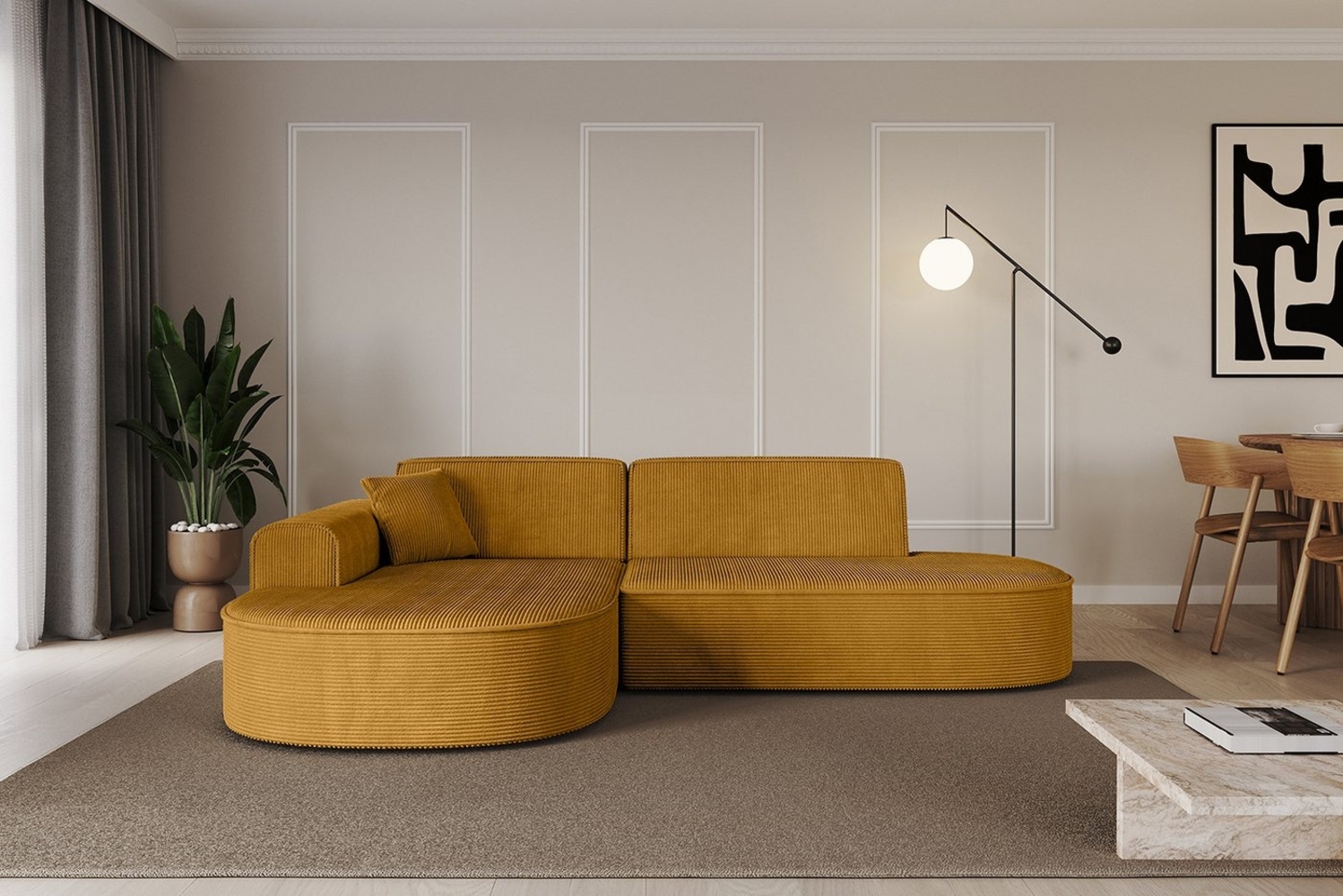 ALTDECOR Ecksofa MARI-L1, Sofa Praktische Bequeme Funktionsecke Couch L-Form Eckcouch, Corner Sofa L-Form Vielseitige Sofa Wohnlandschaft Wohnzimmer Bild 1