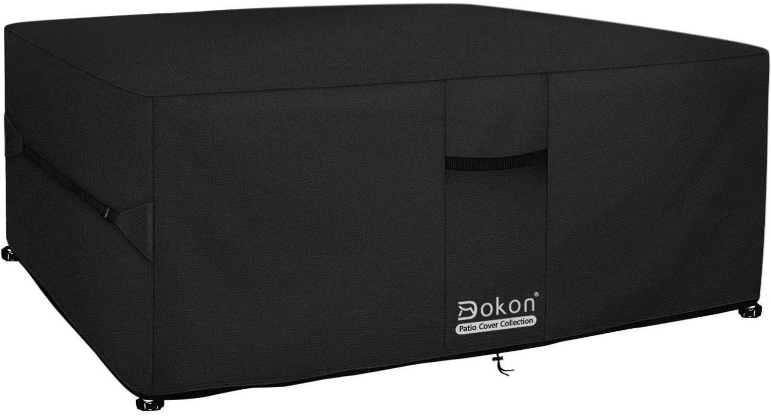 Dokon Gartenmöbel Abdeckung 600D Oxford Wasserdicht Winterfest UV 220x220x90cm Bild 1