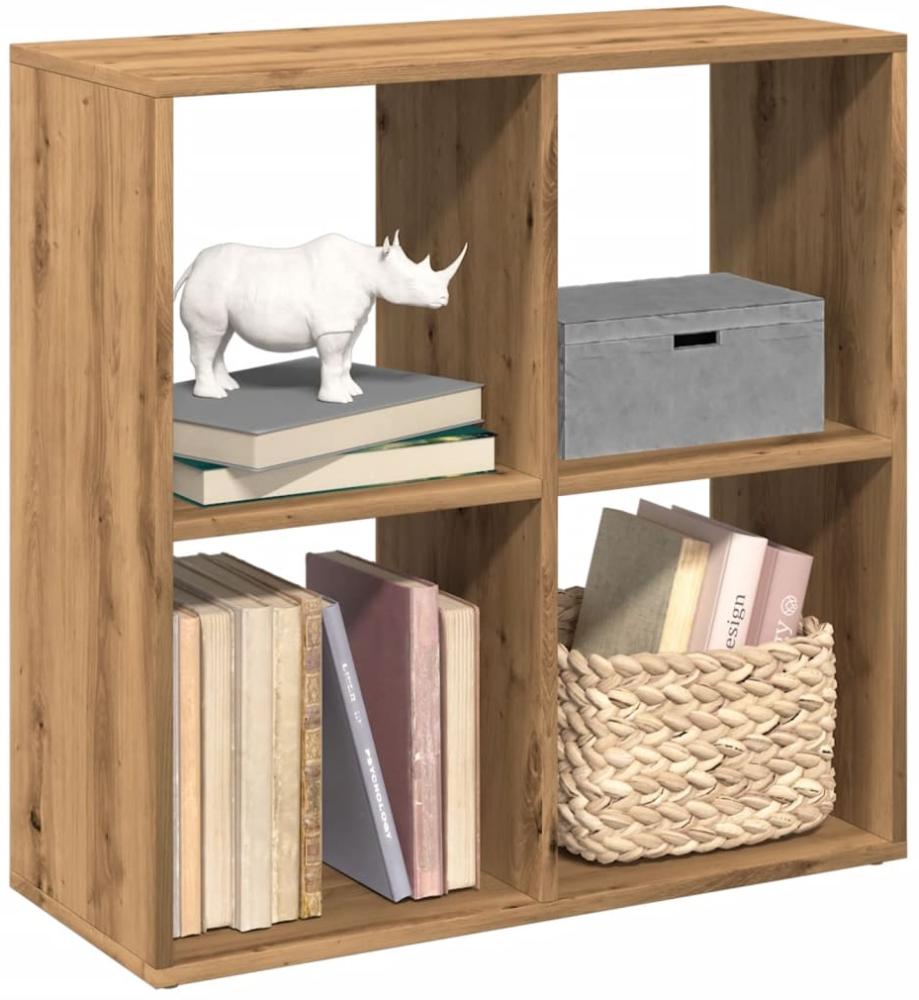 vidaXL Raumteiler-Bücherregal Artisan-Eiche 69,5x29x69,5 cm 858011 Bild 1