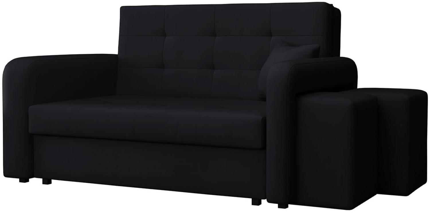 Schlafsofa Viva Home II, Nische für Hocker auf der rechten Seite, Farbe: Manila 18 Bild 1