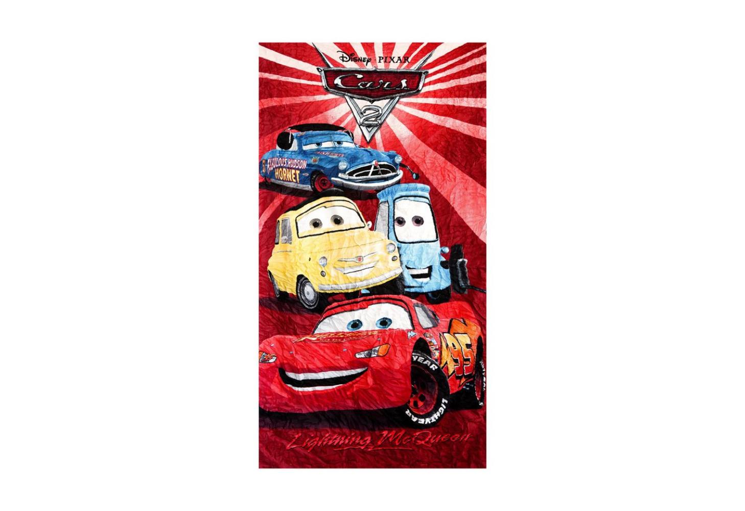 Disney Cars Baumwoll-Handtuch, Badetuch 75 x 150 cm für Kinder Bild 1