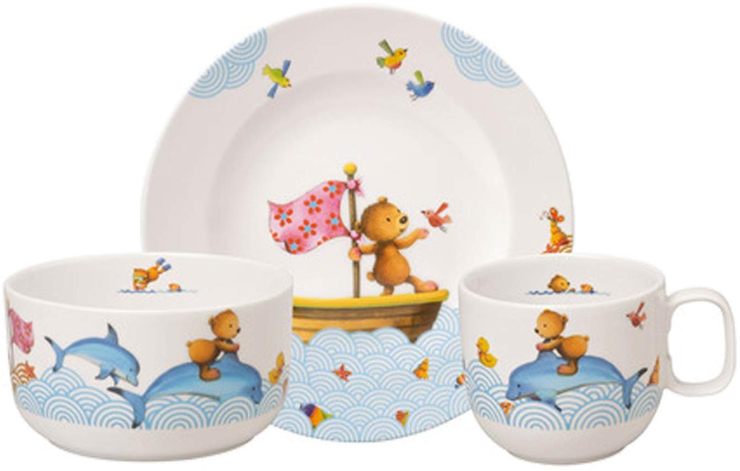 Villeroy & Boch HAPPY AS A BEAR Kindergeschirrset 3-tlg Bild 1