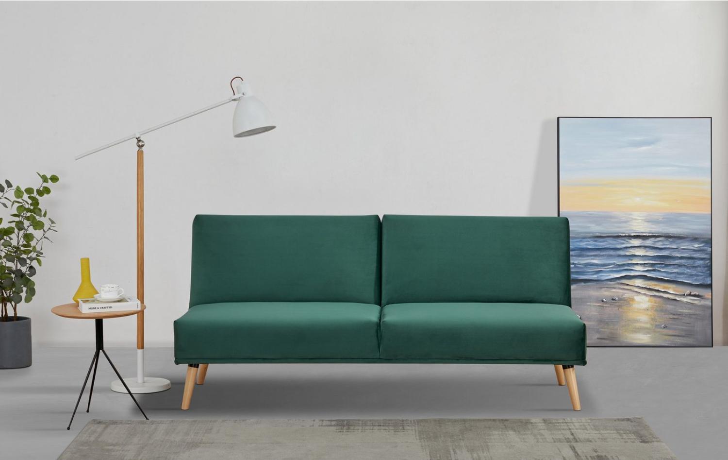 INOSIGN Schlafsofa TRIPTON, 181 cm, klappbarer 3-Sitzer mit Schlaffunktion, verstellbarer geteilter Rücken Bild 1