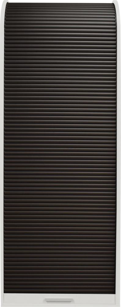 Jalousieschrank >Jalousieschrank< (BxHxT: 69x192x44 cm) weiß matt lack/graphit Bild 1