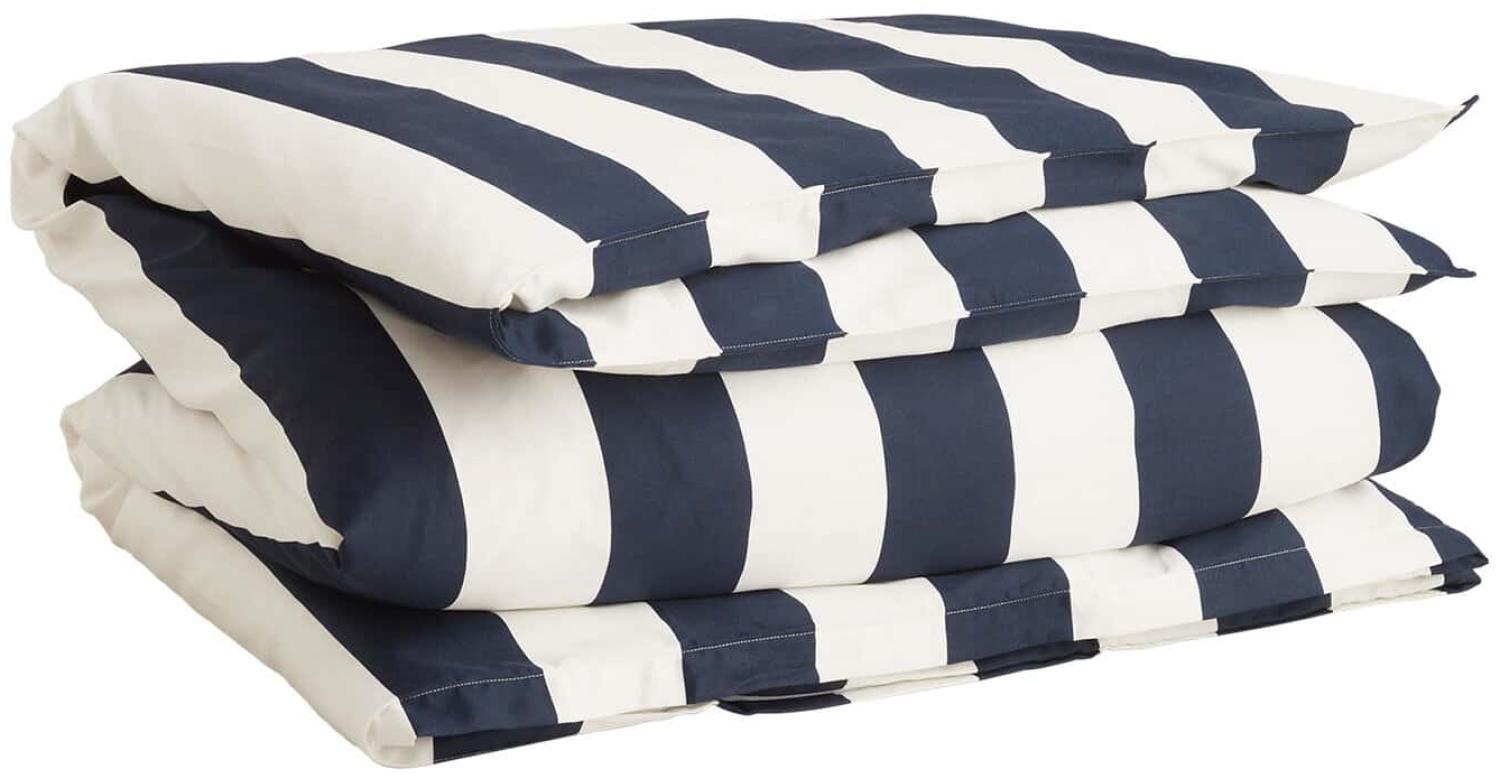 Gant Home Kissenhülle Bold Stripe Pillowcase Marine (80x80cm) 851028401-410 Bild 1