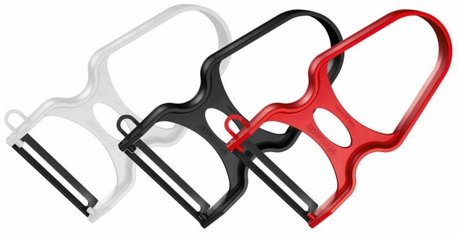 Westmark 3 Spargel- und Gemüseschäler, U-Typ, Federstahlklinge, Ergonomisch geformter Griff, 105722E3 Bild 1