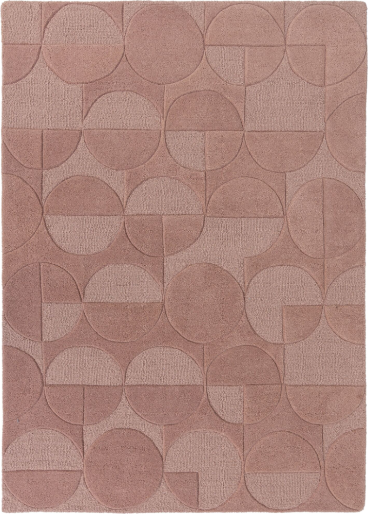 Kadima Design Eleganter Wollteppich "Deben Noah" -, Rutschfest. Farbe: Rosa, 160x230 cm Bild 1