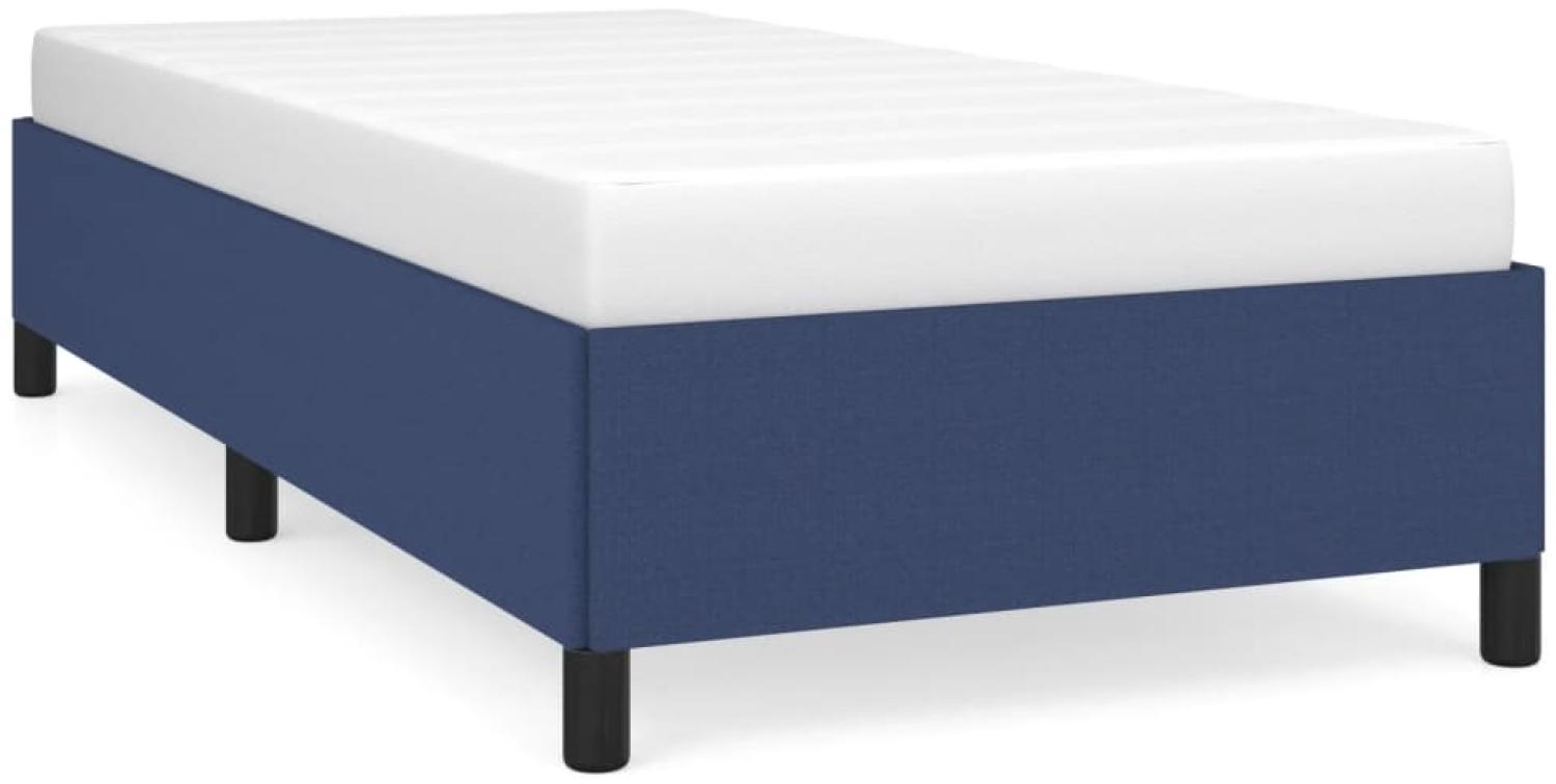 Bettgestell Blau 90x190 cm Stoff [347032] Bild 1