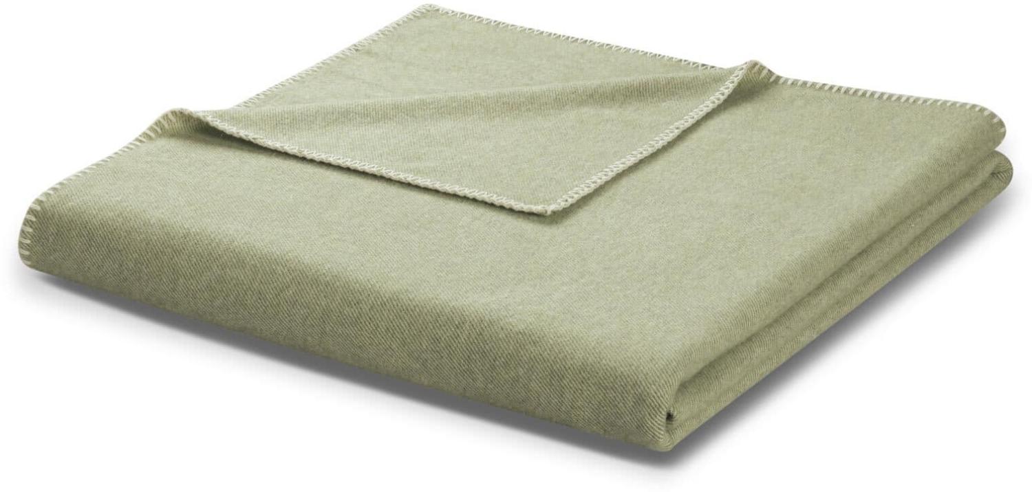 Biederlack Plaid Light Wool|150x200 cm| light-green Bild 1