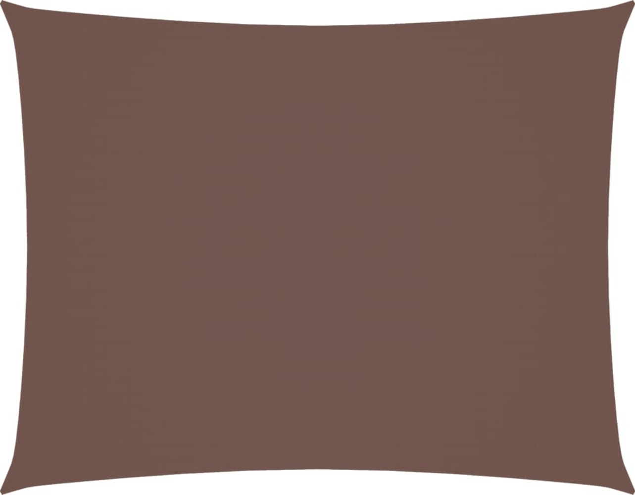vidaXL Sonnensegel Oxford-Gewebe Rechteckig 3x6 m Braun 135818 Bild 1