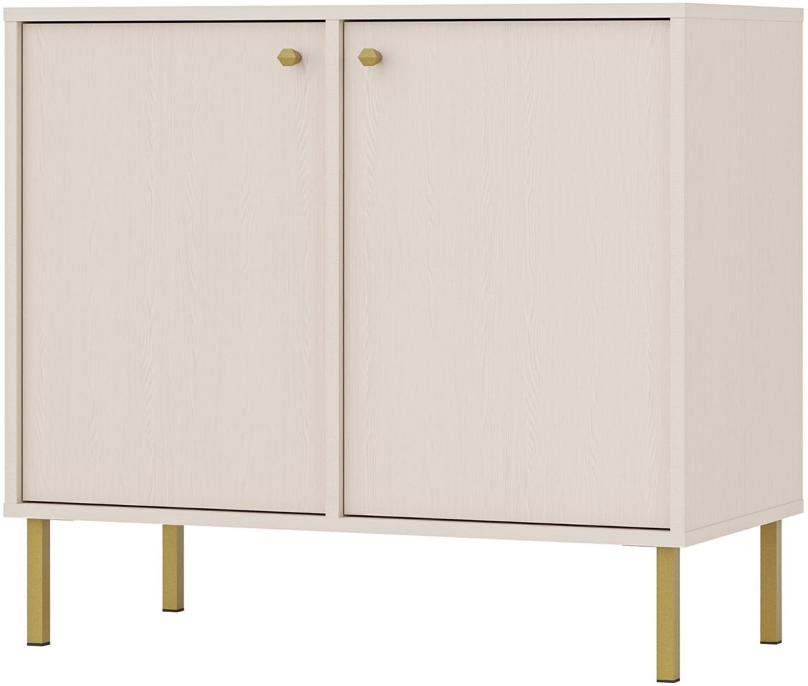 Selsey 'Oktio' Sideboard 2-türig, sandbeige, ca. 74 x 84 x 41 cm Bild 1