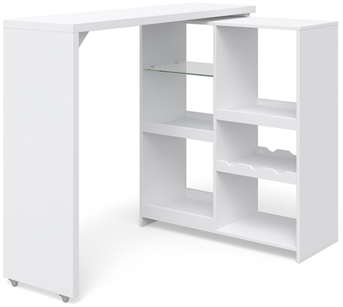Vicco Bartisch Weiß 138 x 39 cm, Vega Bild 1