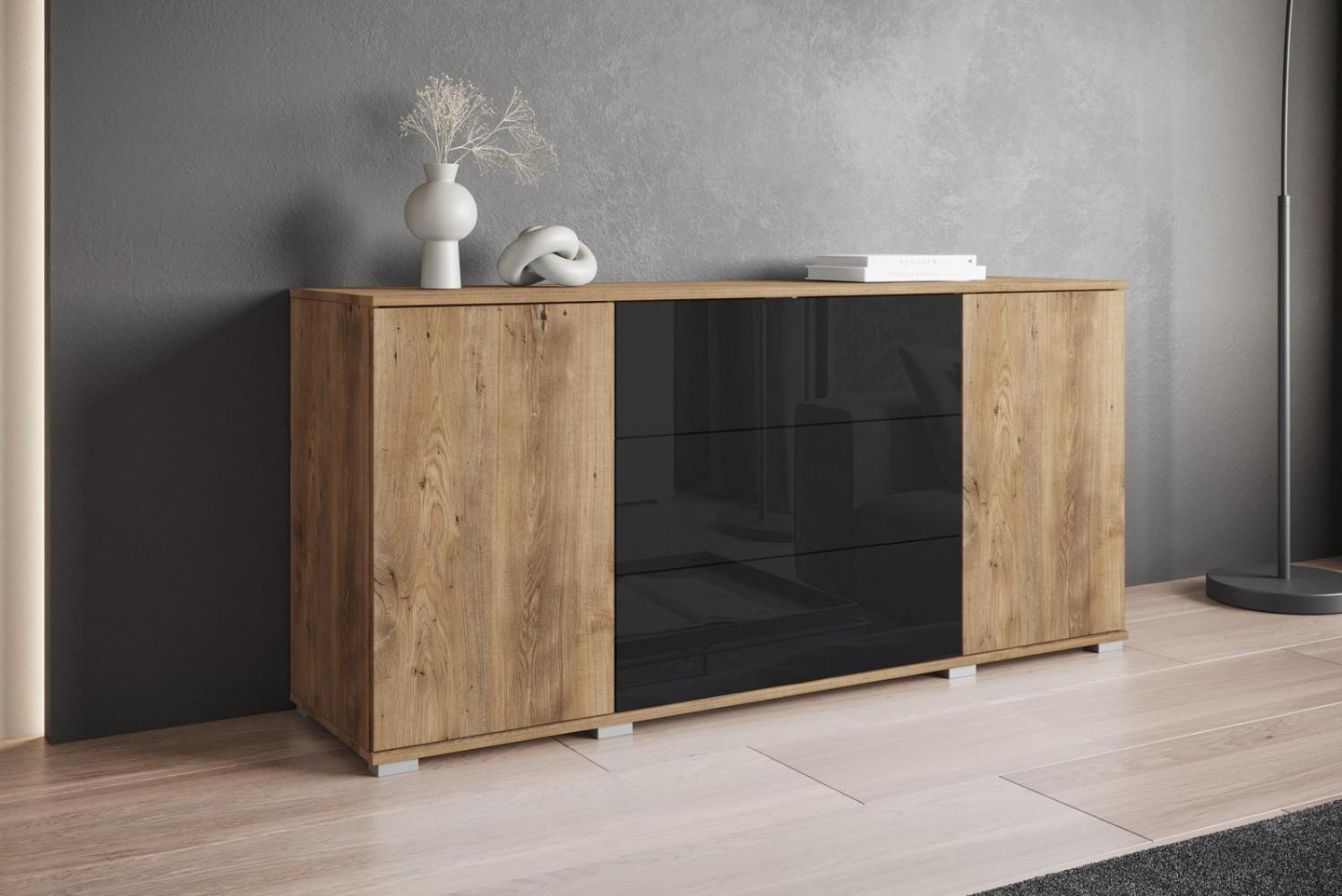 INOSIGN Sideboard Kenia (1 St), Modernes Sideboard mit 3 Schubladen und 4 Fächern, Breite 150 cm Bild 1