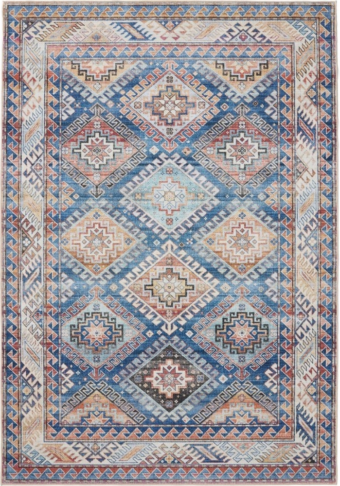 Interiyou Teppich Gent, Rechteckig, Höhe: 5 mm, Vintage Kurzflor für Wohnzimmer, Schlafzimmer, waschbar, pflegeleicht Bild 1